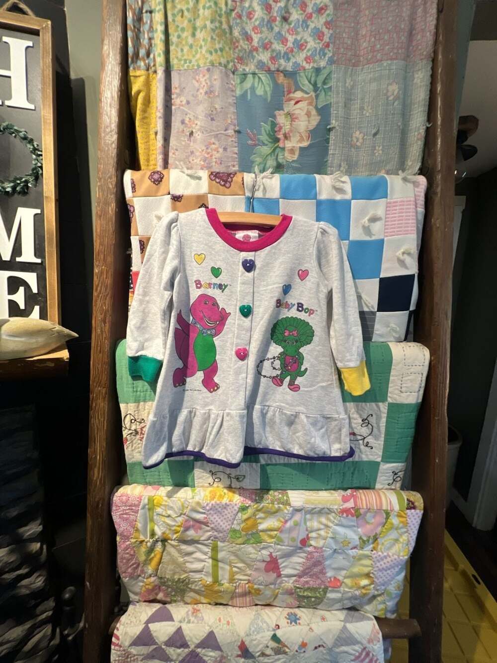 Barney Dress Size 2T Vintage 1992 The Lyons Group Baby Bop